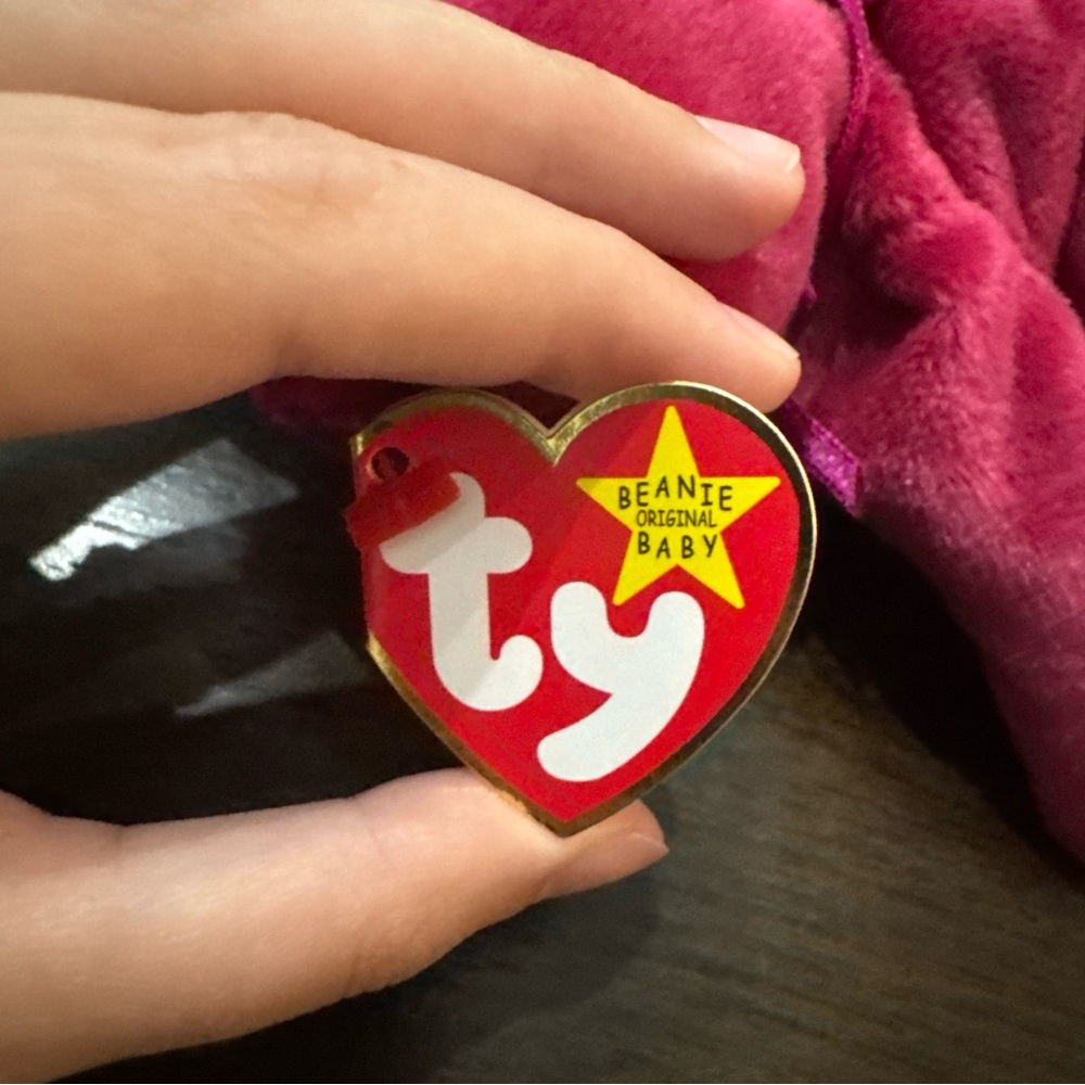 TY Beanie Baby - Valentina The Bear - Stuffed Animal Toy - Picture 5 of 7